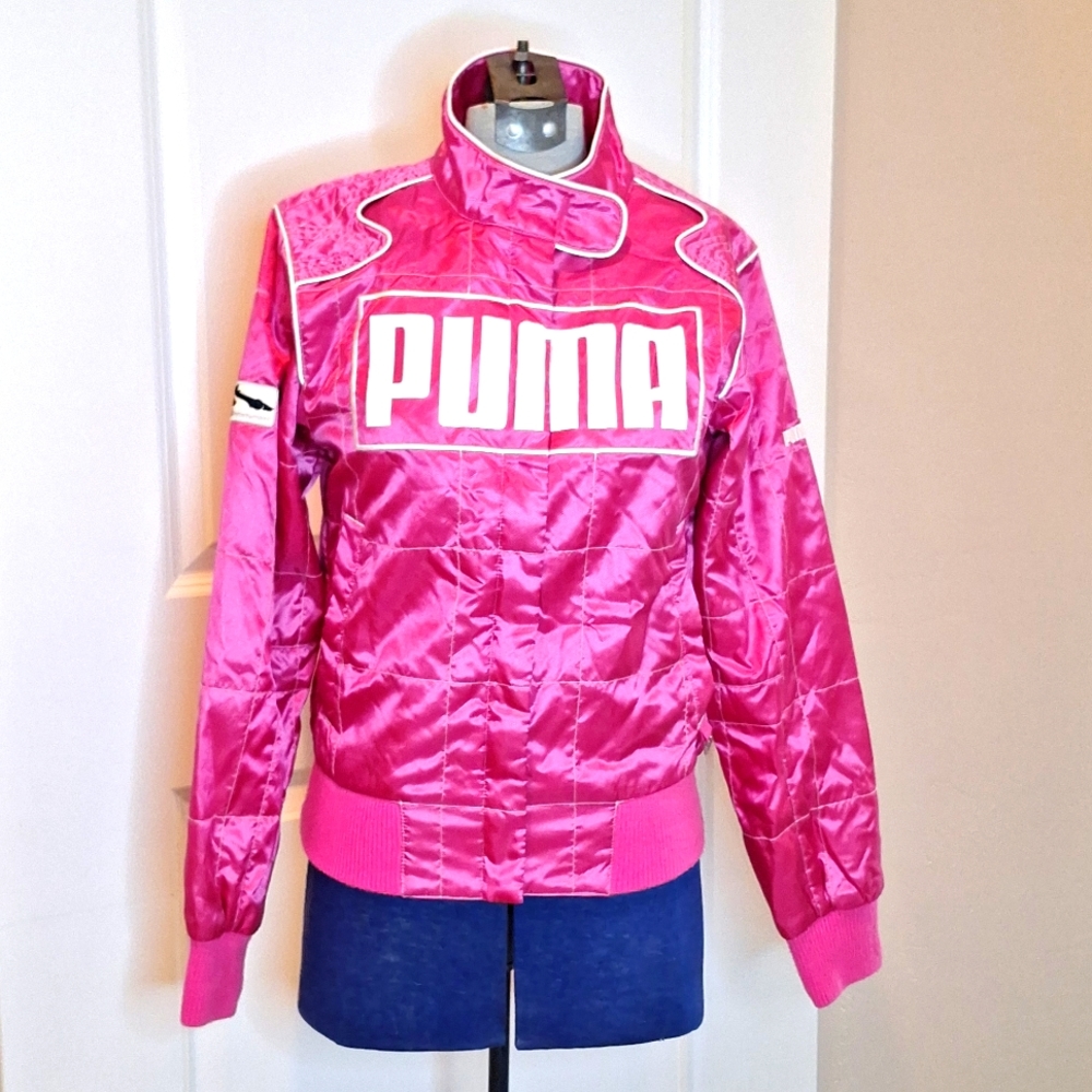 Vintage Pink Puma Motorsports Jacket